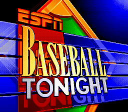 ESPN Baseball Tonight (Europe) Title Screen